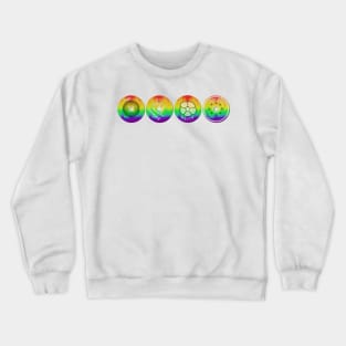 Rainbow Pride Coins Crewneck Sweatshirt